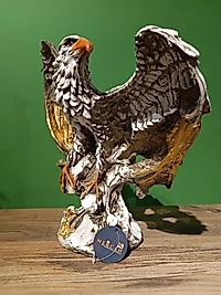 MERCAN MOBİLYA AKSESUAR, BÜYÜK KARTAL  ,35 CM , Polyester Dekoratif Biblo, hediyelik eşya