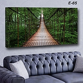 MERCAN MOBİLYA  VE AKSESUAR ,  YEŞİLLİK YOL 130*70 KANVAS TABLO