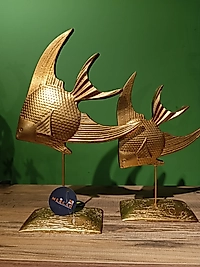 MERCAN MOBİLYA AKSESUAR ,İKİLİ BALIK polyester biblo,hediyelik eşya