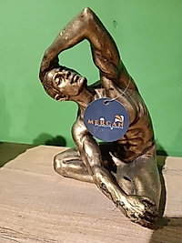 MERCAN MOBİLYA AKSESUAR, SPORCU,ADAM , Polyester Dekoratif Biblo, hediyelik eşya