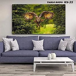 MERCAN MOBİLYA AKSESUAR ,70*130 ,BAYKUŞ ,KANVAS TABLO