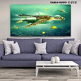 MERCAN MOBİLYA  VE AKSESUAR ,   130*70 DENİZ KAPLUNMASI  KANVAS TABLO