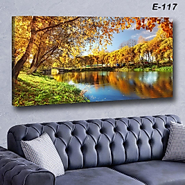 MERCAN MOBİLYA  VE AKSESUAR ,   130*70  MANZARA   KANVAS TABLO