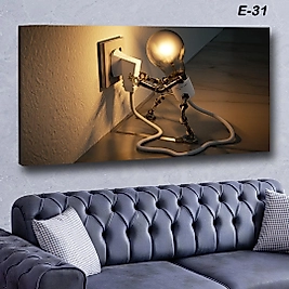 MERCAN MOBİLYA VE AKSESUAR ,70*130 Fİ ŞE TAKILI AMPUL KANVAS KABLO