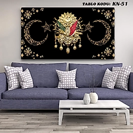 MERCAN MOBİLYA AKSESUAR ,70*130 , OSMANLI KANVAS TABLO