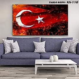 MERCAN MOBİLYA VE AKSESUAR ,70*130  ATATÜRK  BAYRAK KANVAS KABLO