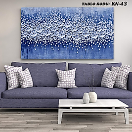 MERCAN MOBİLYA AKSESUAR ,70*130 , ÇİÇEK  VE YAPRAKLARI KANVAS TABLO