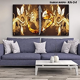 MERCAN MOBİLYA AKSESUAR ,70*130  ELİF BAŞAKLAR KANVAS TABLO