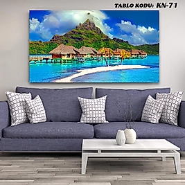 MERCAN MOBİLYA VE AKSESUAR ,70*130 DENİZ MANZARA KANVAS TABLO