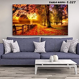 MERCAN MOBİLYA AKSESUAR ,70*130 ,KANVAS TABLO,SONBAHAR,MANZARA