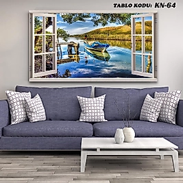 MERCAN MOBİLYA AKSESUAR ,70*130 , MANZARA KANVAS TABLO