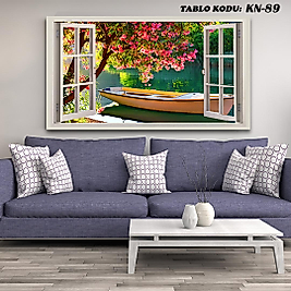 MERCAN MOBİLYA VE AKSESUAR ,70*130  PENCERE ARKASI MANZARA KANVAS KABLO