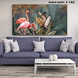 MERCAN MOBİLYA  VE AKSESUAR ,   130*70  FLEMİNGO  KANVAS TABLO