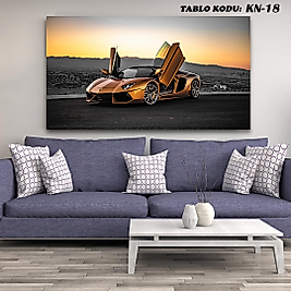 MERCAN MOBİLYA AKSESUAR ,70*130 ,KANVAS TABLO, SPOR ARABA, KAPILARI AÇIK