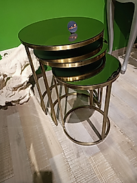 MERCAN MOBİLYA VE AKSESUAR, CEYLİN METAL ESKİTME ZİGON ,ZİGON SEHPA ,SERVİS SEHPASI , YAN SEHPA