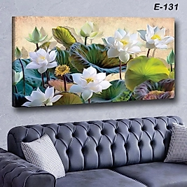 MERCAN MOBİLYA  VE AKSESUAR ,   130*70 MENEKŞE   KANVAS TABLO