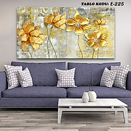 MERCAN MOBİLYA  VE AKSESUAR ,   130*70 ÇİÇEKLER  KANVAS TABLO