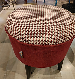 MERCAN MOBİLYA VE AKSESUAR, PUF,RENKLİ ,EKOSE DESENLI,DEKORATİF,PLASTİK AYAK,45CM/40 CM