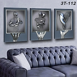 MERCAN MOBİLYA  VE AKSESUAR ,   40*60 GRİ HEYKEL   KANVAS TABLO