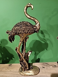 MERCAN MOBİLYA AKSESUAR, BÜYÜK LEYLEK 37 CM , Polyester Dekoratif Biblo, hediyelik eşya